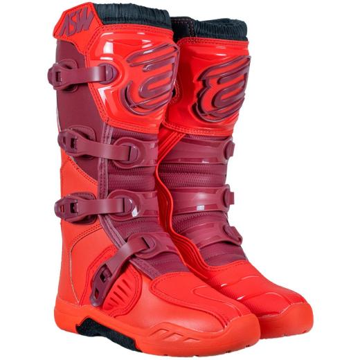 Bota ASW Image Enduro Vermelho
