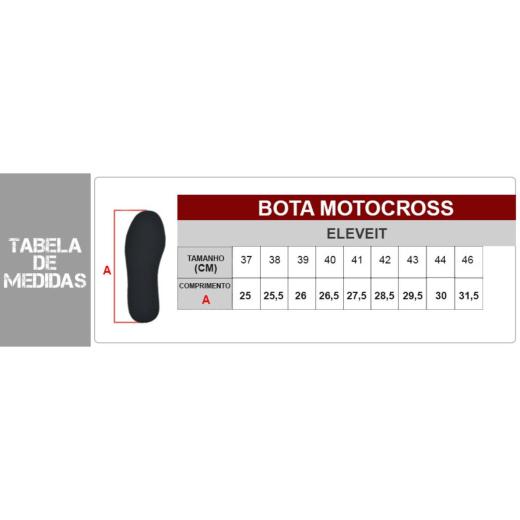 Bota Eleveit X-Legend Branco/Vermelho