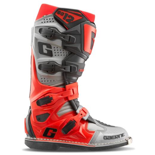 Bota Gaerne SG12 Cinza/Vermelho