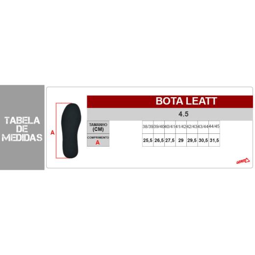 Bota Leatt 4.5 Branco/Preto
