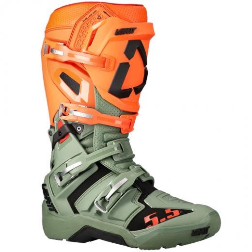 Bota Leatt 5.5 Flexlock Enduro Laranja