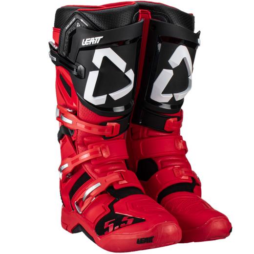 Bota Leatt 5.5 Flexlock Vermelho/Preto