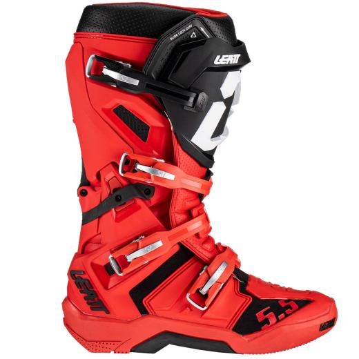 Bota Leatt 5.5 Flexlock Vermelho/Preto