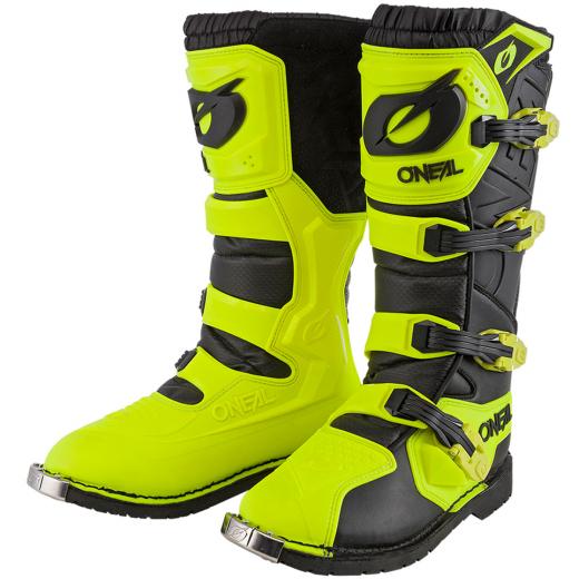 Bota Oneal Rider Pro Amarelo Flúor