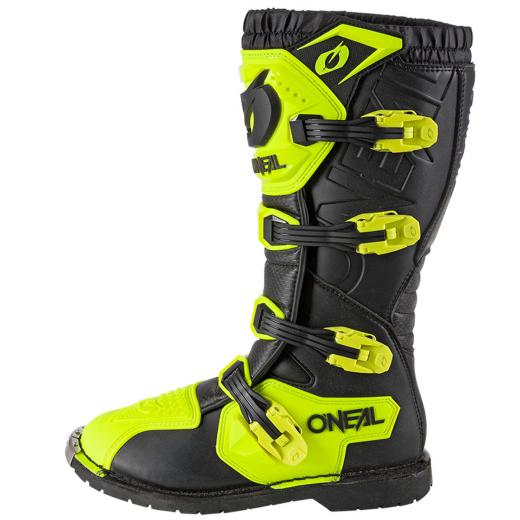 Bota Oneal Rider Pro Amarelo Flúor