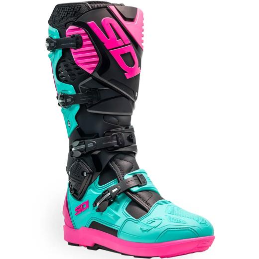 Bota Sidi Crossfire 3 SRS Azul/Rosa