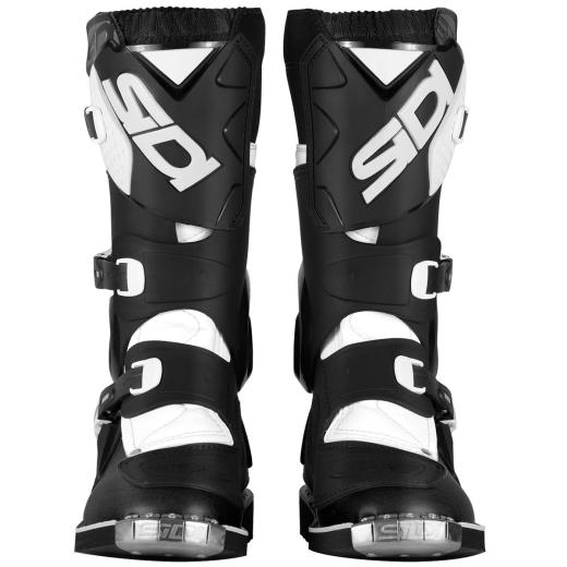 Bota Sidi Flame Juvenil Preto/Branco