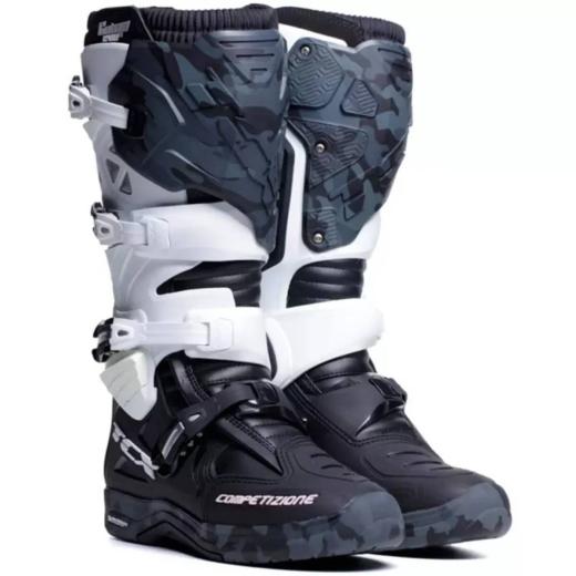 Bota TCX Comp EVO 2 Michelin Preto/Branco/Camo