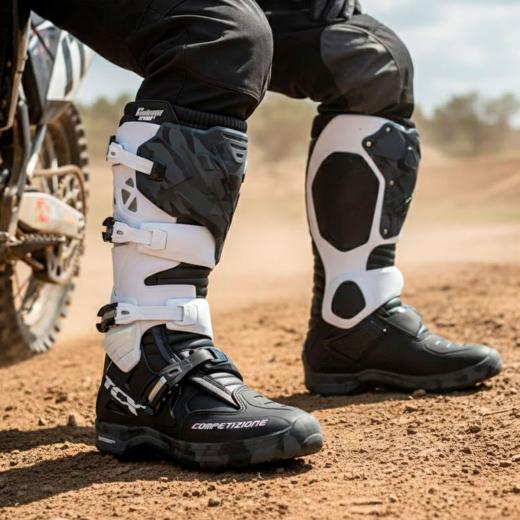 Bota TCX Comp EVO 2 Michelin Preto/Branco/Camo