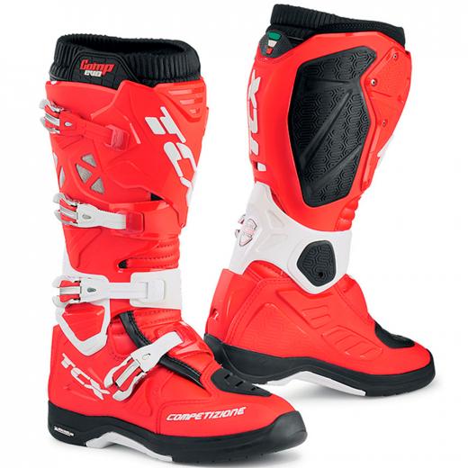 Bota TCX Comp Evo Michelin Vermelho/Branco