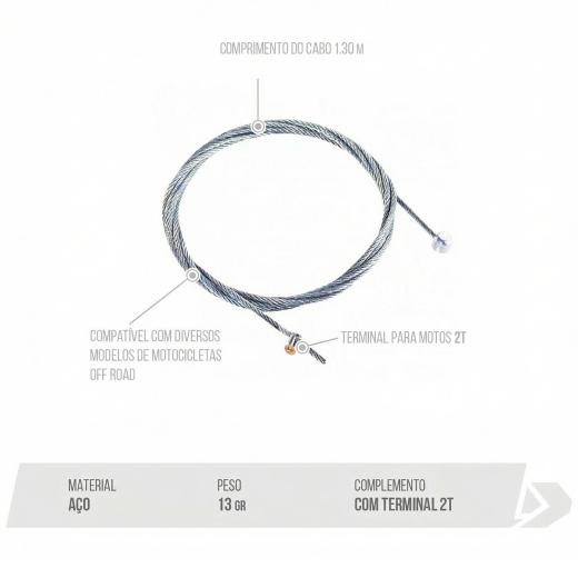 Cabo Acelerador Rápido Biker 2T