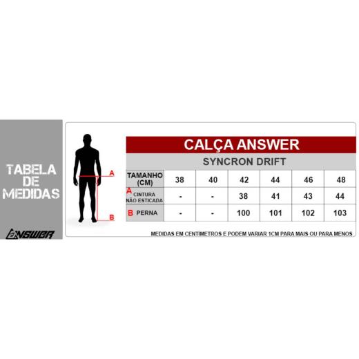 Calça Answer Syncron Drift