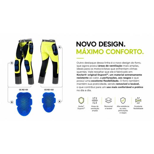 Calça Jeans Feminina ASW Corse Slim 3.0 com Forro Kevlar