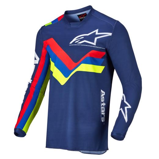 Camisa Alpinestars Racer Braap 2022 Azul