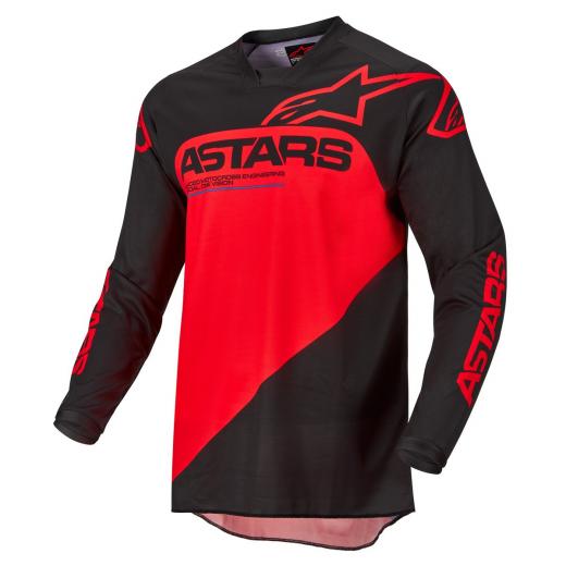 Camisa Alpinestars Racer Supermatic 2022 Preto/Vermelho