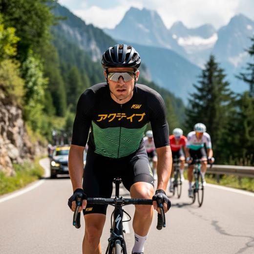 Camisa ASW Active 2.0 Tokyo Preto/Verde