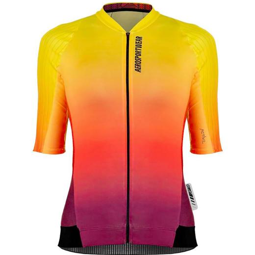 Camisa Feminina ASW Active 2.0 Amarelo/Vermelho