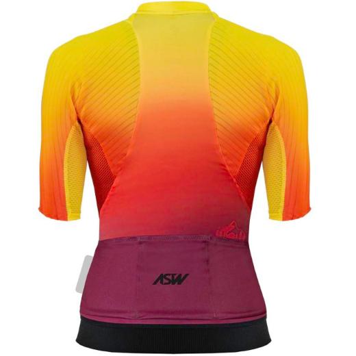 Camisa Feminina ASW Active 2.0 Amarelo/Vermelho