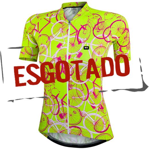 Camisa Feminina Marcio May Funny Bike Neon