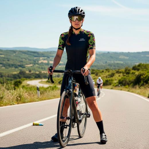 Camisa Feminina Marcio May Sport Black Geometric