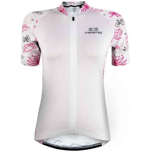 Camisa Feminina Marcio May Sport Pink Triangles Natu