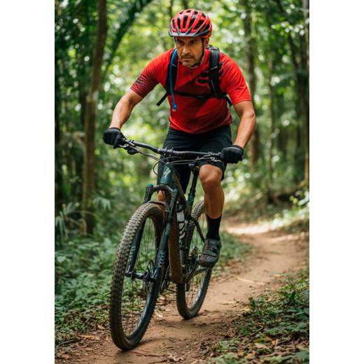 Camisa Fox Livewire Descent Vermelho