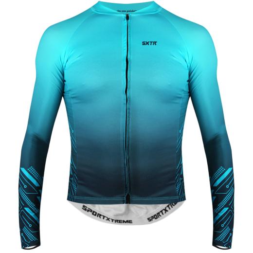 Camisa Manga Longa Sportxtreme Slim Move Azul