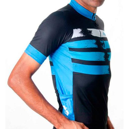 Camisa Mynd First Manchas Preto/Azul