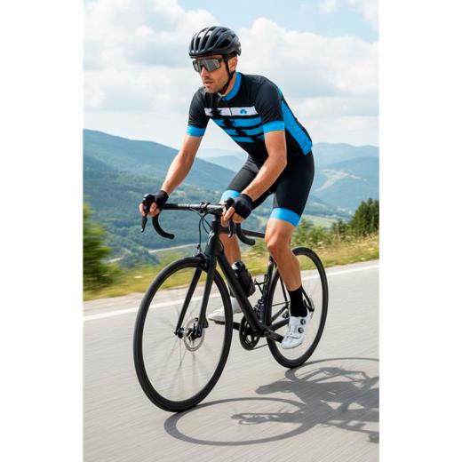 Camisa Mynd First Manchas Preto/Azul