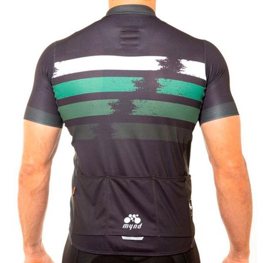Camisa Mynd First Manchas Preto/Verde