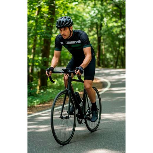 Camisa Mynd First Manchas Preto/Verde