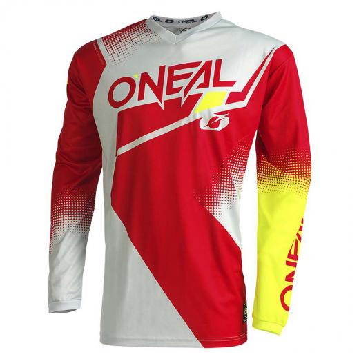 Camisa Oneal Element Vermelho/Cinza 2022