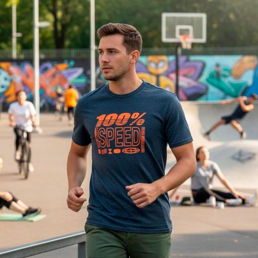 Camiseta 100% Trademark Cinza