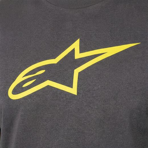 Camiseta Alpinestars Ageless Classic Cinza/Amarelo