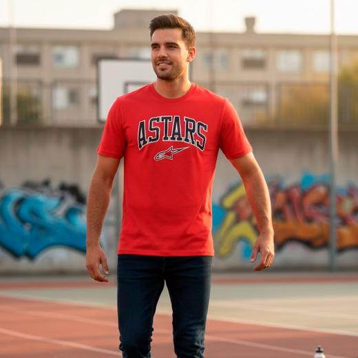 Camiseta Alpinestars Dunker Vermelho