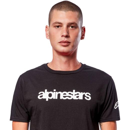 Camiseta Alpinestars Heritage Preto/Branco