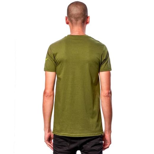 Camiseta Alpinestars Heritage Verde Militar
