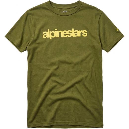Camiseta Alpinestars Heritage Verde Militar