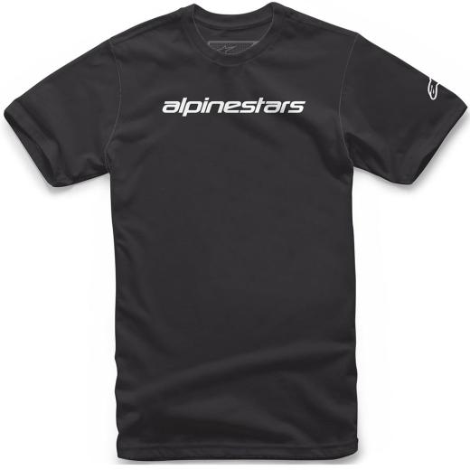 Camiseta Alpinestars Linear Wordmark Preto/Cinza