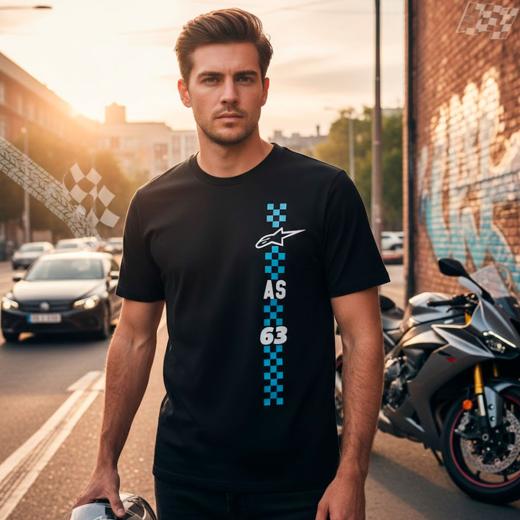 Camiseta Alpinestars Liver Preto