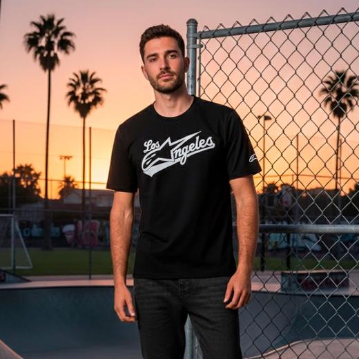 Camiseta Alpinestars Los Angeles Preto