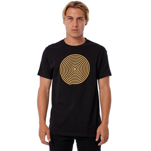 Camiseta Alpinestars Oscar Spiral Preto/Amarelo