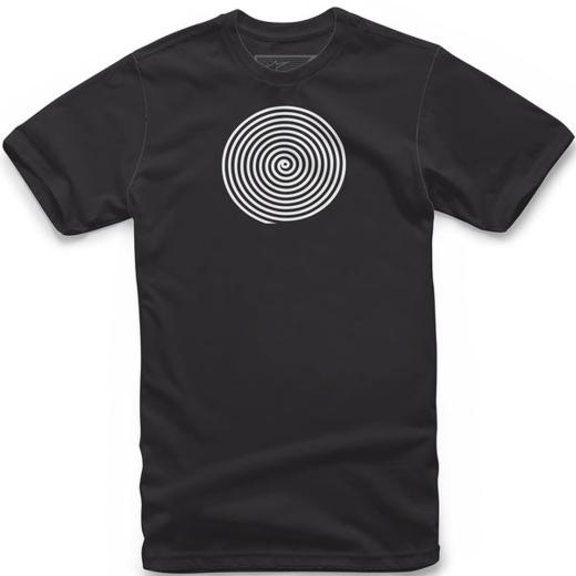 Camiseta Alpinestars Oscar Spiral Preto/Branco