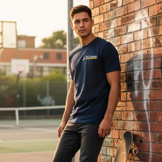 Camiseta Alpinestars Par Azul