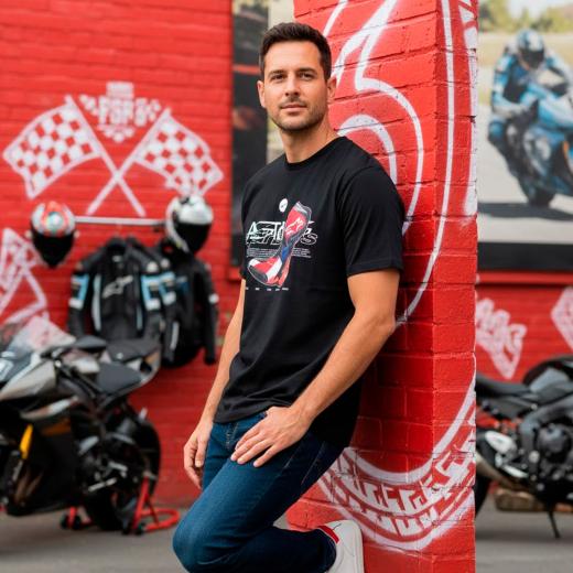 Camiseta Alpinestars R Boot Preto