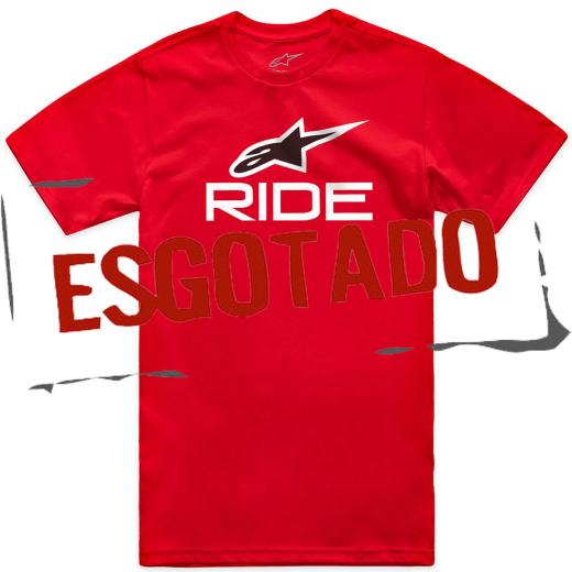 Camiseta Alpinestars Ride 4.0 Vermelho