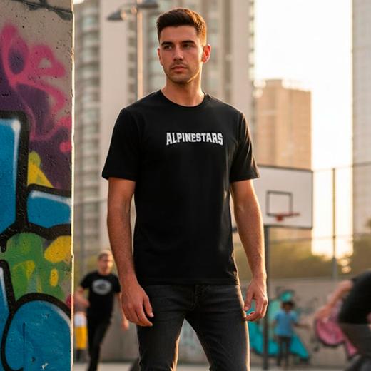 Camiseta Alpinestars Stax Preto