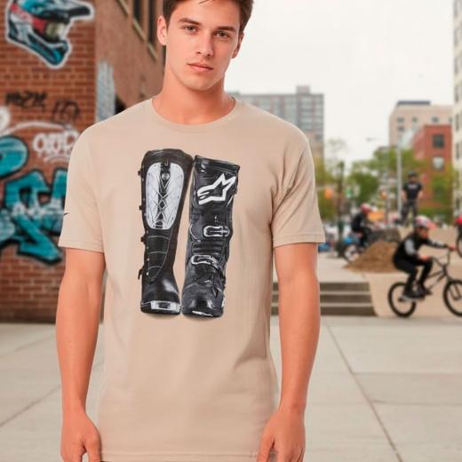 Camiseta Alpinestars Victory Roots Marrom