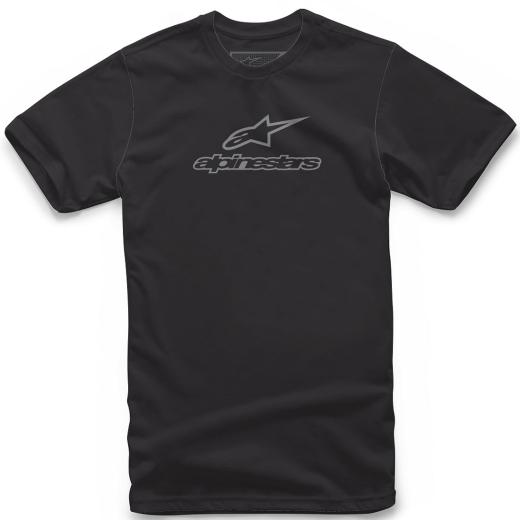 Camiseta Alpinestars Wordmark Combo Preto/Cinza