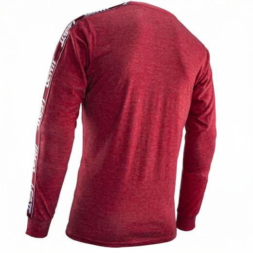 Camiseta Leatt Core Manga Longa Bordô